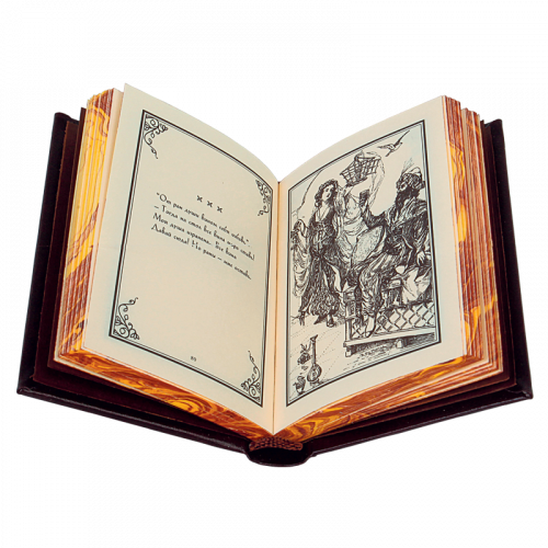 Миниатюрный книжный шкаф из дуба "Диамант" с 13 книгами фото 3